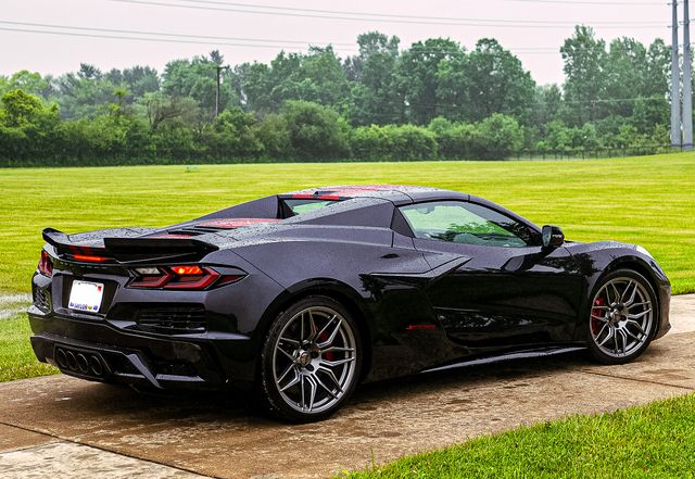 G Rides: Black mid-engine Chevrolet Corvette