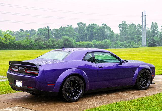 G Rides: Purple Dodge Challenger, rear view