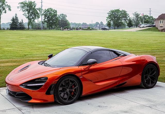 G Rides: Orange McLaren sports car