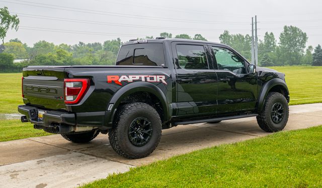 Black Ford Raptor pickup