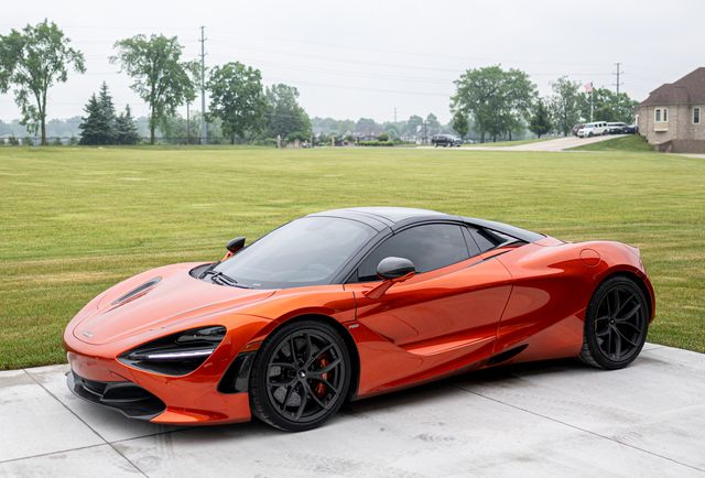 Orange McLaren sports car