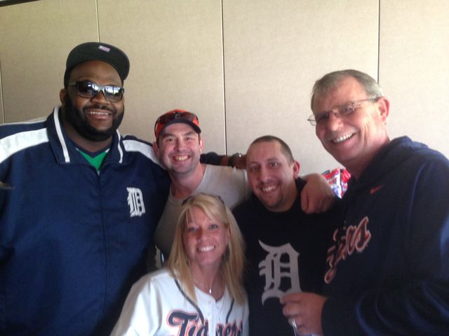 Friends in Detroit Tigers gear