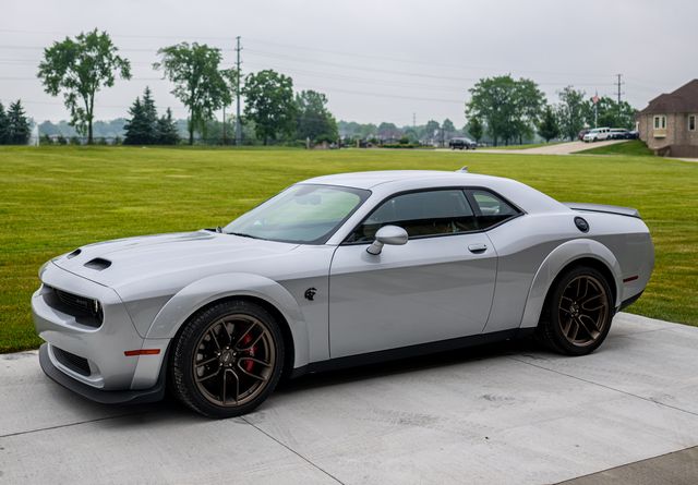 Silver Dodge Challenger